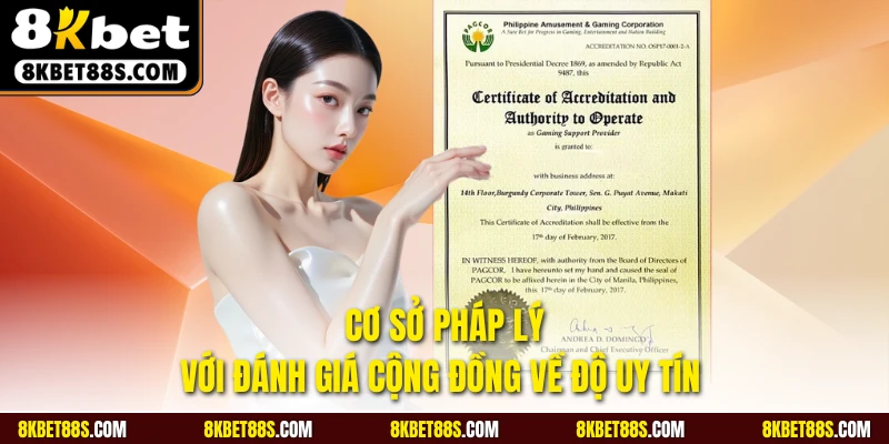 Cơ sở pháp lý với đánh giá cộng đồng về độ uy tín 