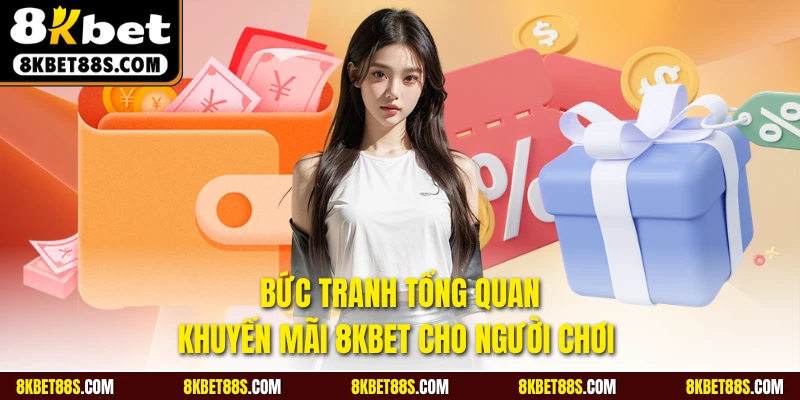 Bức tranh tổng quan khuyến mãi 8KBET cho người chơi 